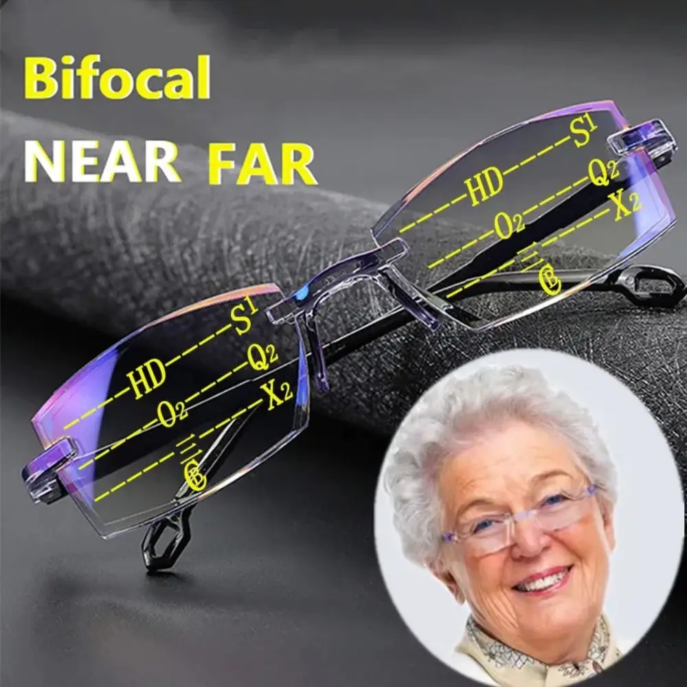 Новые Бифокальные Прогрессивные Очки Для Чтения Мужчин С Алмазной Огранкой