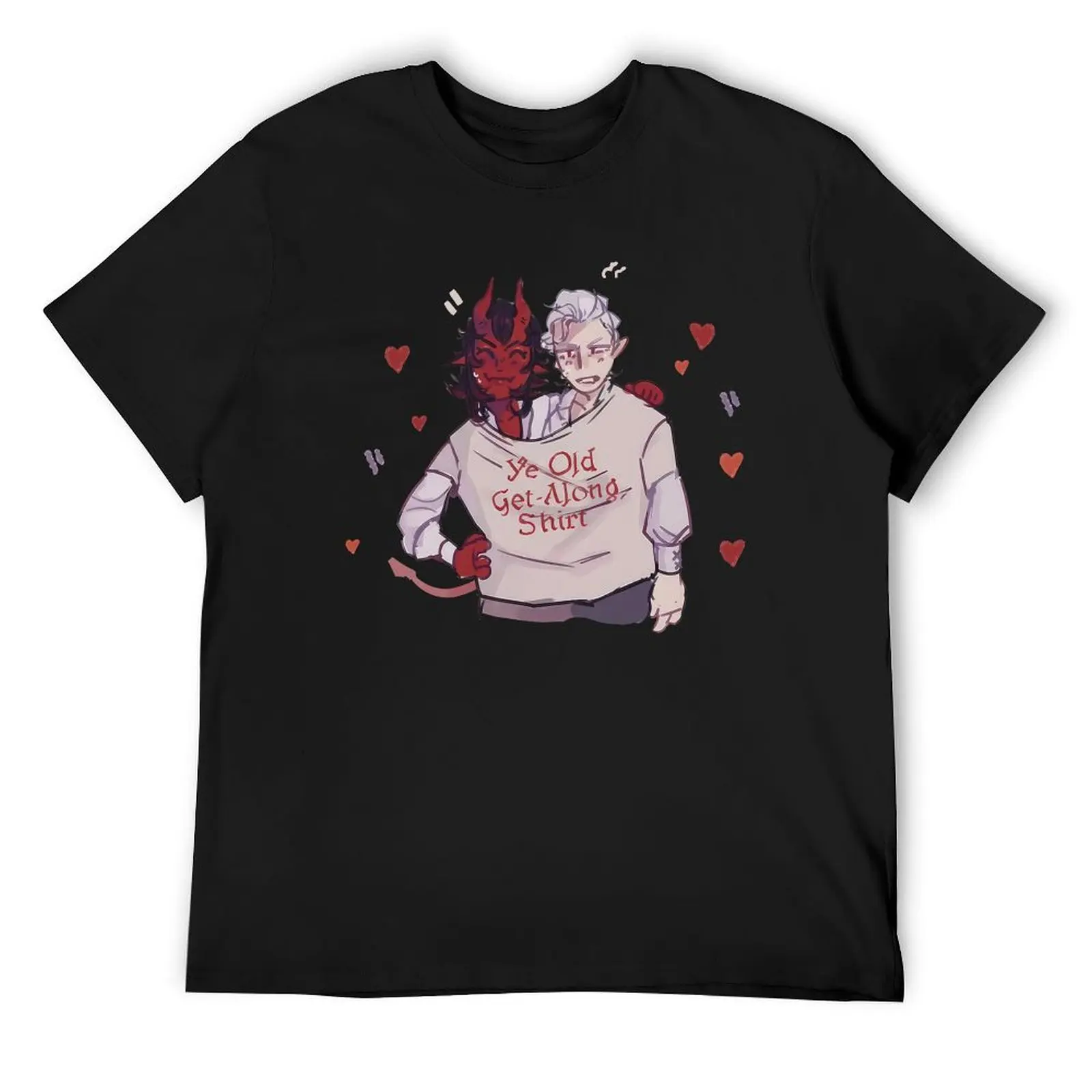 Футболка для пар Astarion Karlach дешевая винтажная одежда футболка мужчин в тяжелом