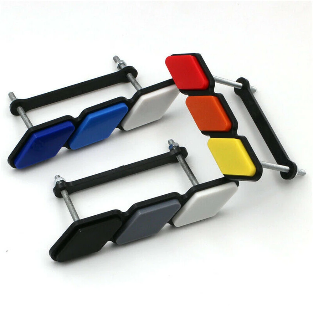 

Tri-Color 3 Grille Badge Emblem Stickers Decals for Toyota Tacoma Tundra 4Runner TRD Grill Auto Accessories Car styling