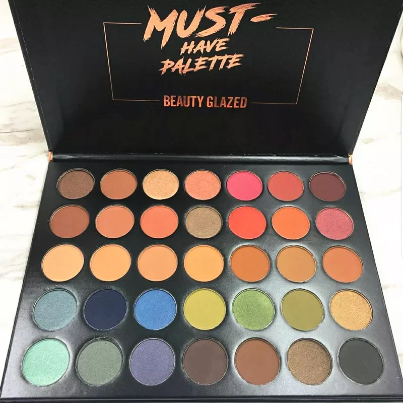 

NEW2023 Professional 35 Colors Shimmer Matte Eyeshadows Highlight Eye Shadow Palette Blush Powder Makeup Cosmetic TSLM2