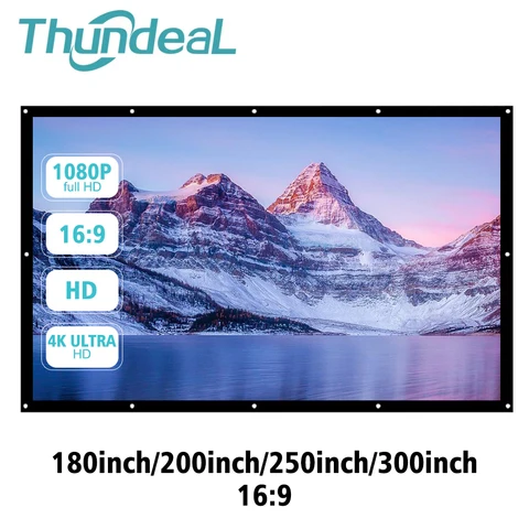ThundeaL проекционный экран-штора 180-300 дюймов