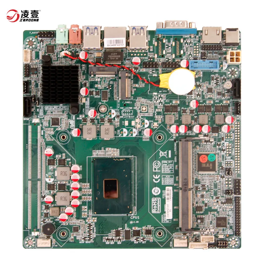 

Embedded motherboard HM170 support 6th core i7 6700HQ Skylake LVDS/EDP 4K 60Hz