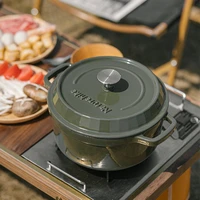 portable hiking camping cookware kit ceramic camping kitchen outdoor cookware wood stove kuchenka turystyczna camping supplies