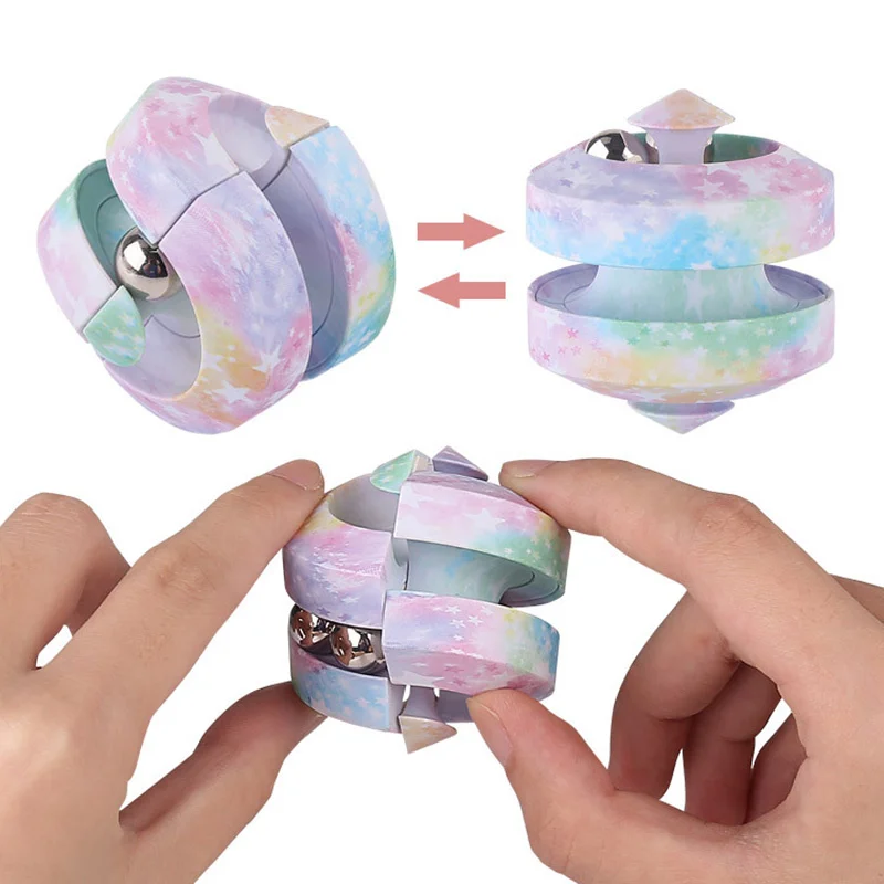 

New Children's Adult Fidget Sensory Toy Fingertip Track Graffiti Relieves Pressure Novel Roller Toy