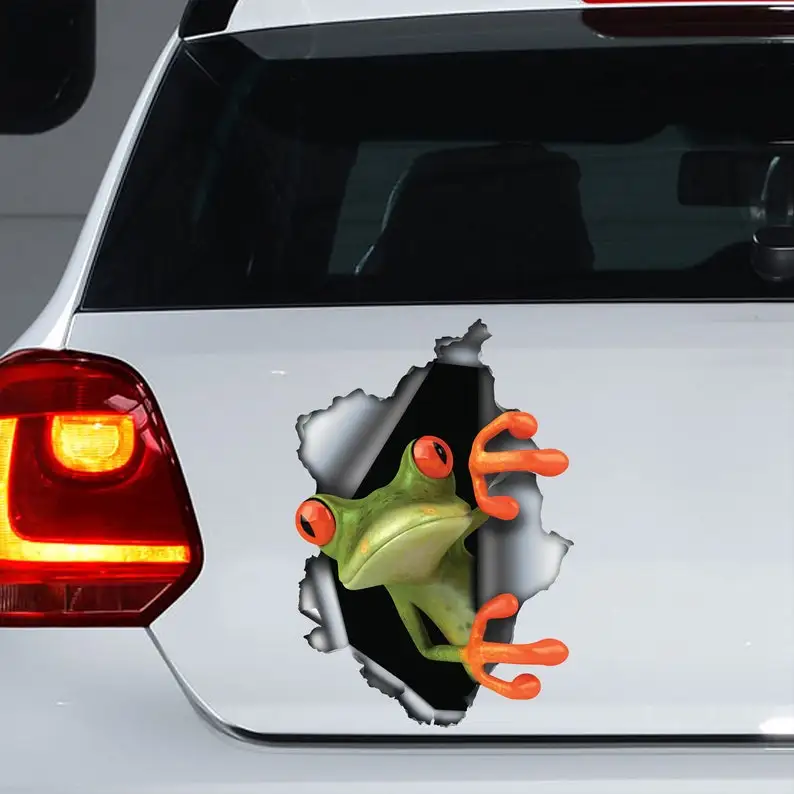 

Frog car decal, Frog magnet, Frog sticker, Frog decal