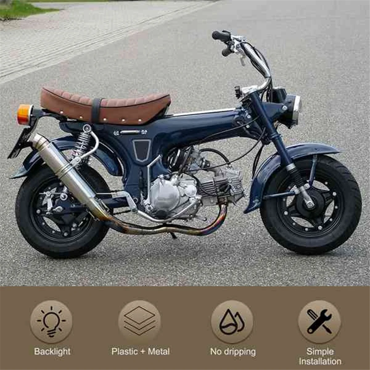 Задняя подсветка для мотоцикла инструмент винтажной Honda DAX 70 Jialing70