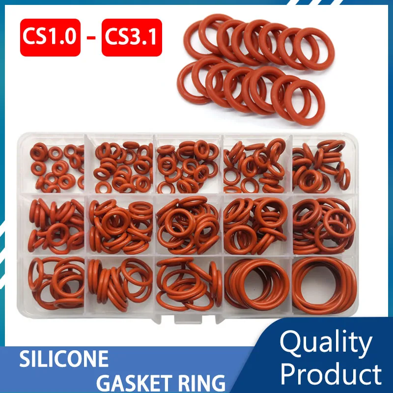 

Silicone Gasket Sealing Ring Food Grade O Ring Rubber Seal Pressure Cooker O-ring Food High Temperature VMQ Gasket CS1.0-CS3.1