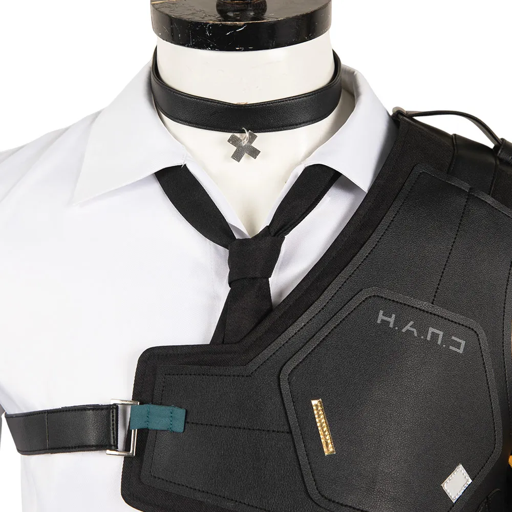 Костюм для косплея Asaba Harumasa из аниме игры Zenless Cos Zone Zero рубашка брюки Сумка Талия