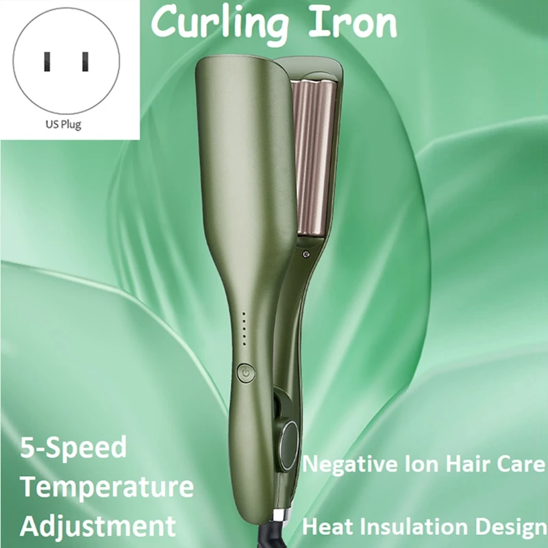 

Portable Curling Iron Automatic Hair Curler Electric Ceramic Heating Rotate Wave Styler Curling Iron Machine