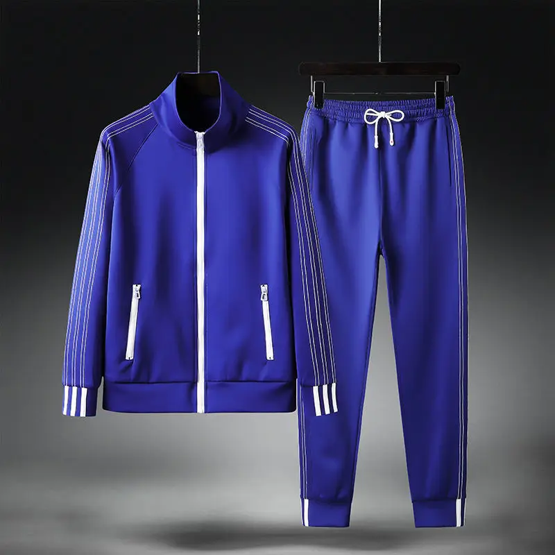 2022 spring and summer clothes a man cotton clothes suit of outdoor leisure clothing long sleeve cardigan fleece two-piece outfi