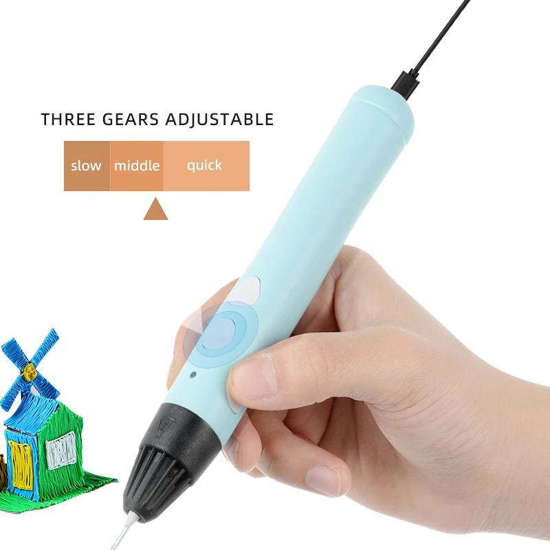 

New 3D Pen 3D DIY Drawing Pen Compatible PLA Filament 3D Printing Pen Creative Toy Birthday Gift For Kids Children