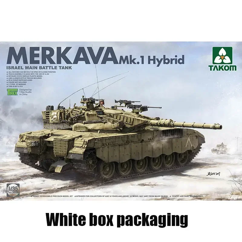 Комплект сборной модели TAKOM 2078/79 Основный боевой танк Меркава Mk.1/Mk.2D 1/35