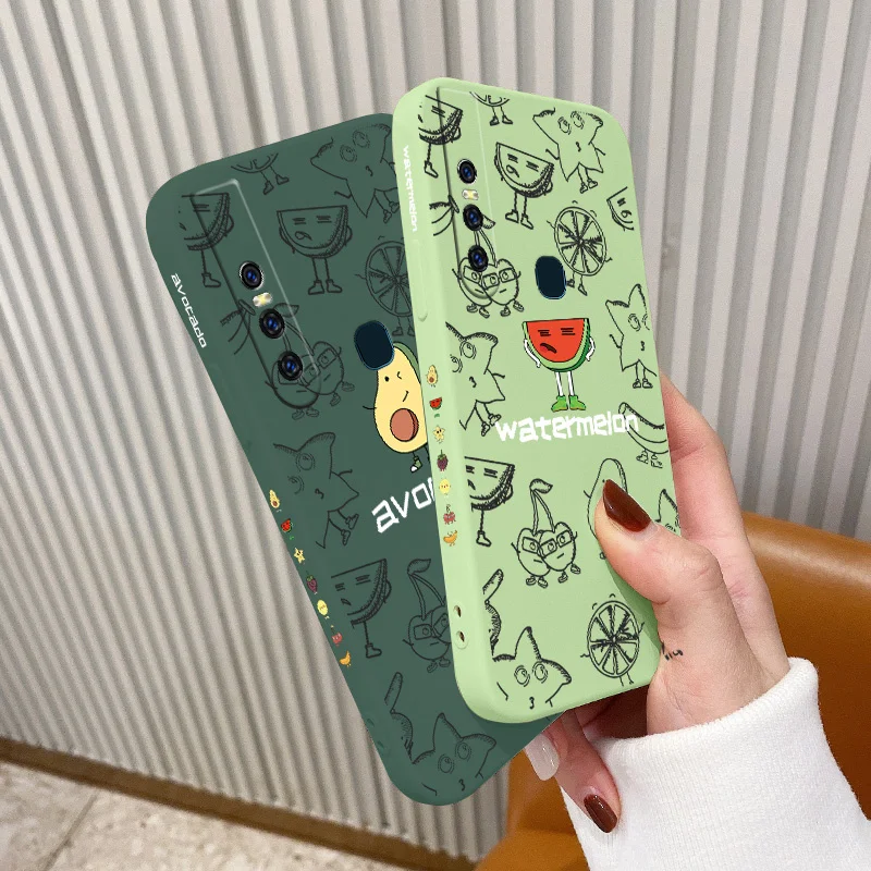 

Naughty Fruit Phone Case For VIVO Y20i Y20 Y20S Y12S Y30 Y33S Y12 Y15 Y17 Y19 Y21 Y21S S1 Pro Y91 Y91i Y93 Y95 Silicone Cover