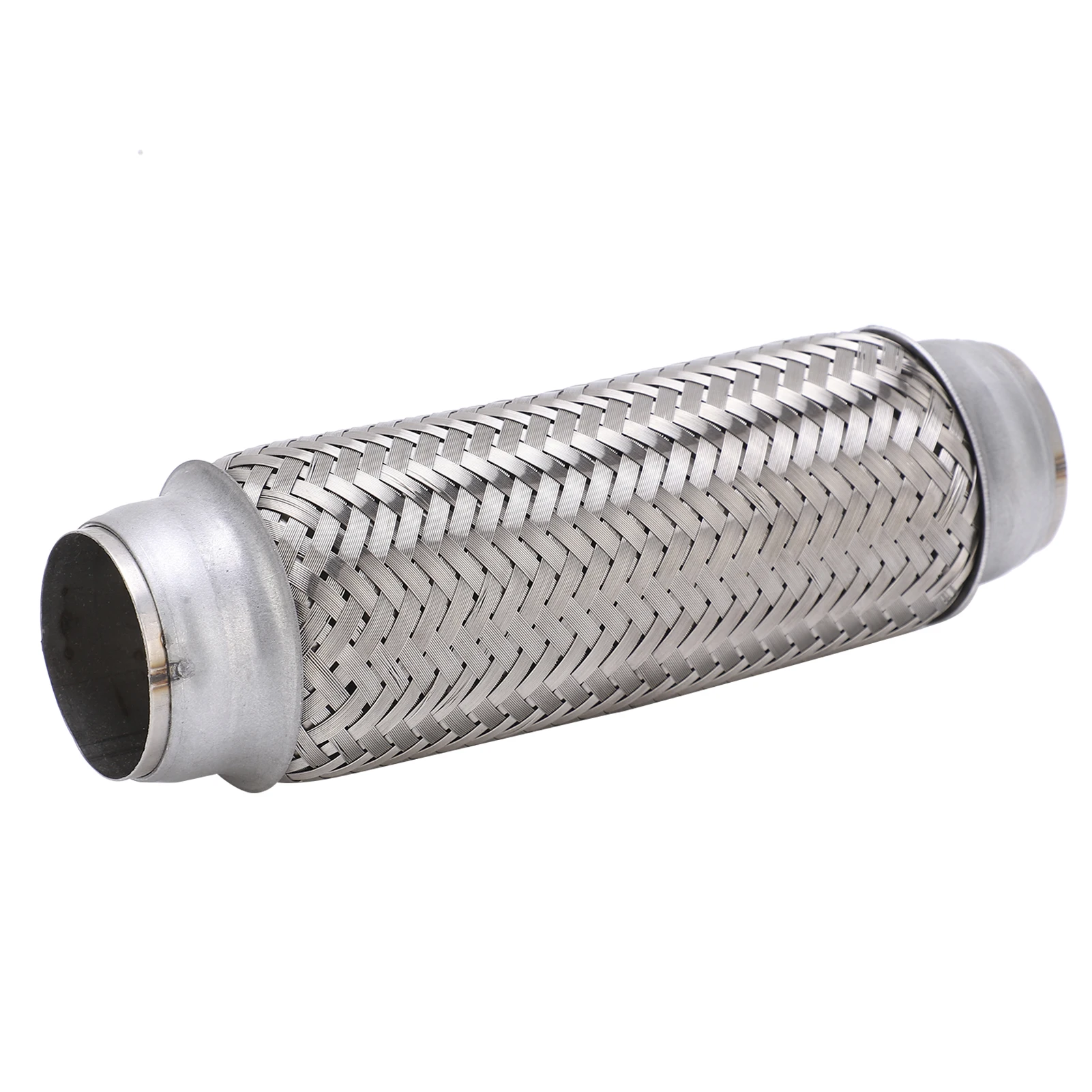 

Car Woven Exhaust Flexible Pipe Joint 1.75x8.3in/45x208mm Stainless Steel Universal for Buses Trucks
