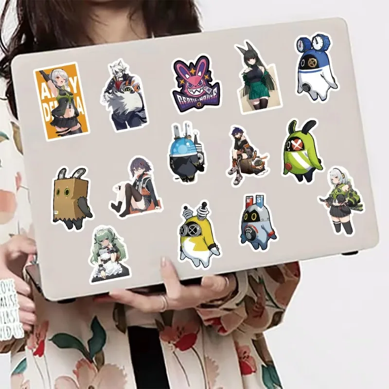 Наклейки в виде граффити с героями игры Zenless Zone Zero 10/50 шт.