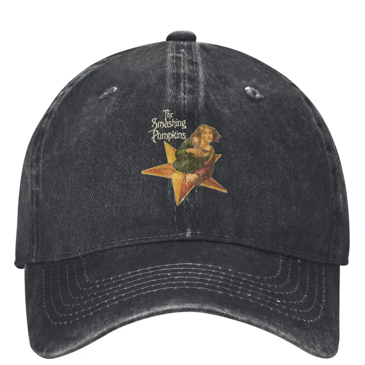 Фото Бейсбольная кепка с альбомом The Smashing Pumpkins Mellon Collie and the Infinite Sadness Trucker Hat Женская солнцезащитная кепка Snapback №1