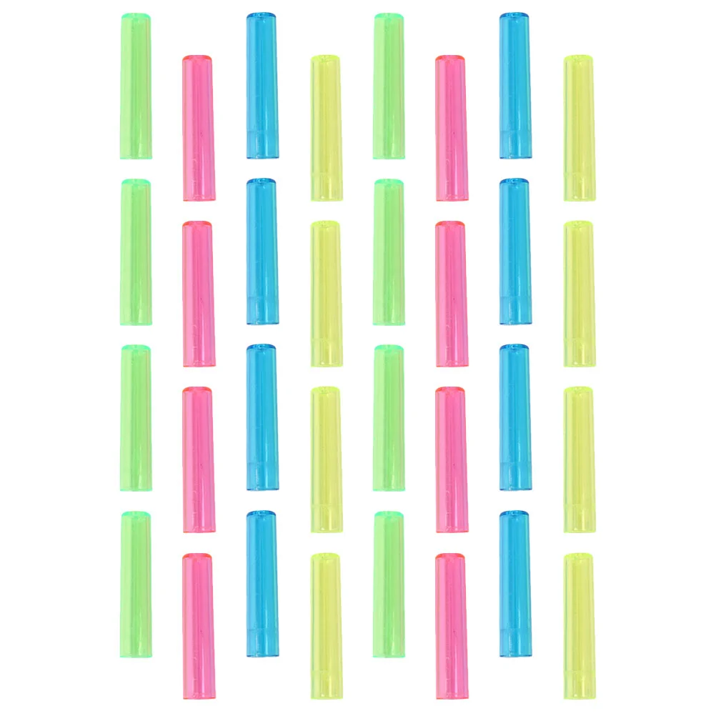 

50 Pcs Stationery Supplies Case Cover Portable School Protectors Plastic Tip Child