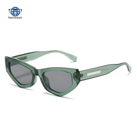teenyoun luxury brand summer new cat eye sunglasses fashion ins uv400 same retro concave shape hip hop sun glasses women