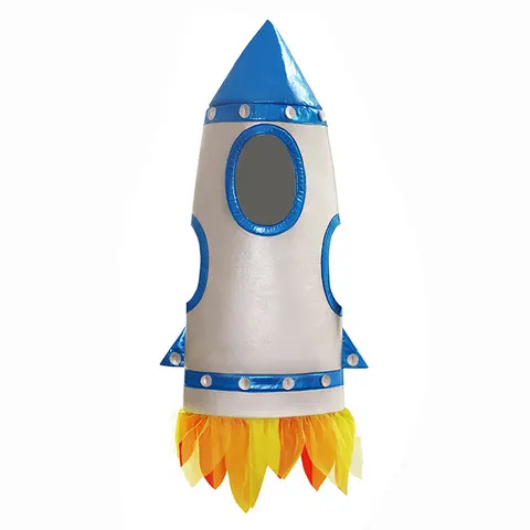 Umorden унисекс Детский костюм для мальчиков и девочек ракета рокер космический корабль Косплей губка костюм