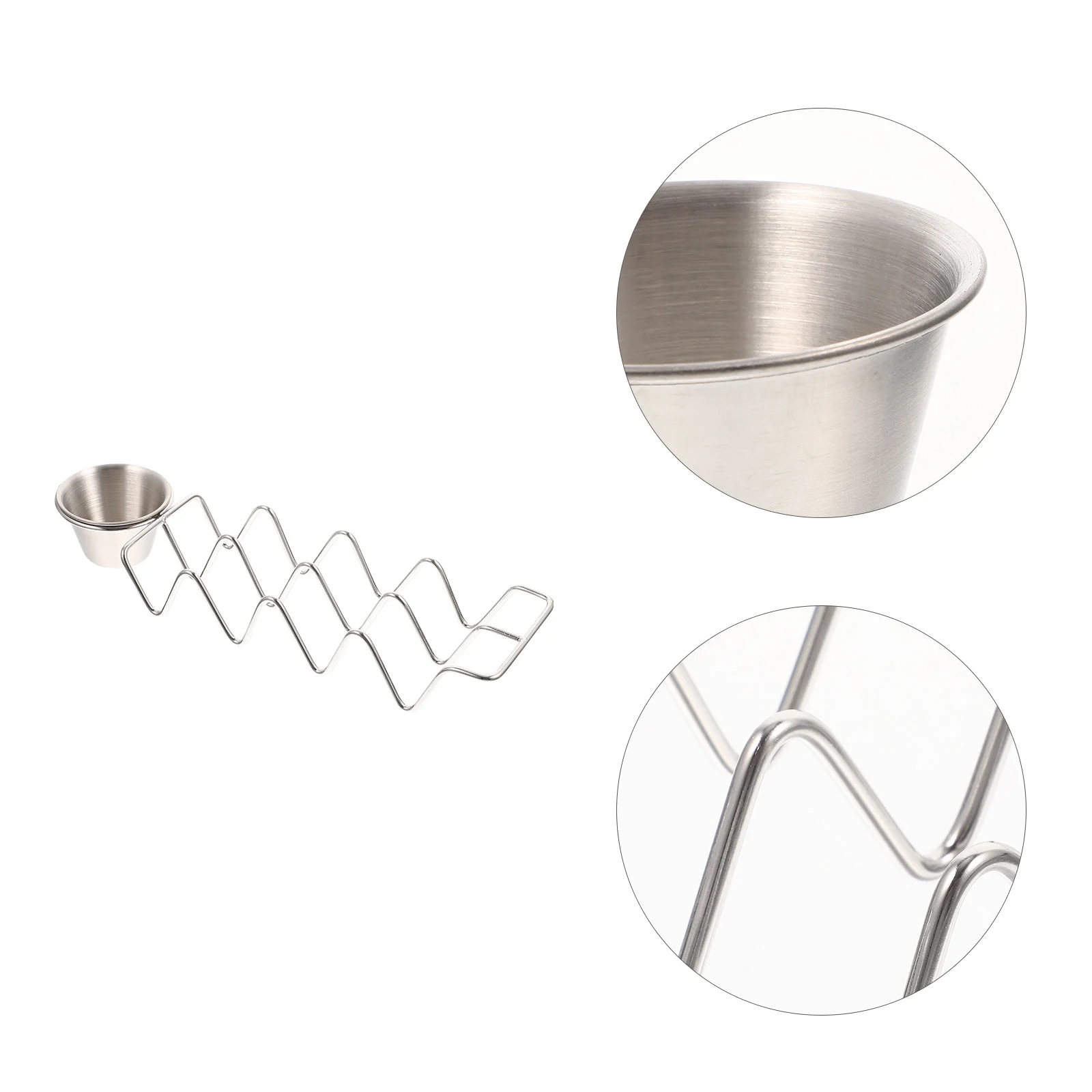 

Taco Stand Holder Tortilla Rack Cupshell Cookie Sheet Air Bake Pans Serving Sauce Tray Trays Stainless Plates Display Platters