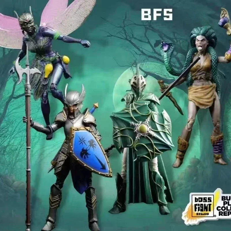 1/18 босс бой студия Bfs Аниме фигурки Женщины Рыцарь Эльф Королева змея девушка