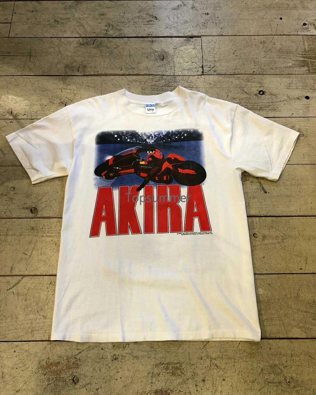 

Vintage 80S 1988 Akira Anime Japan Shirt Reprint Good Quality Brand Cotton Shirt Summer Style Cool Shirts