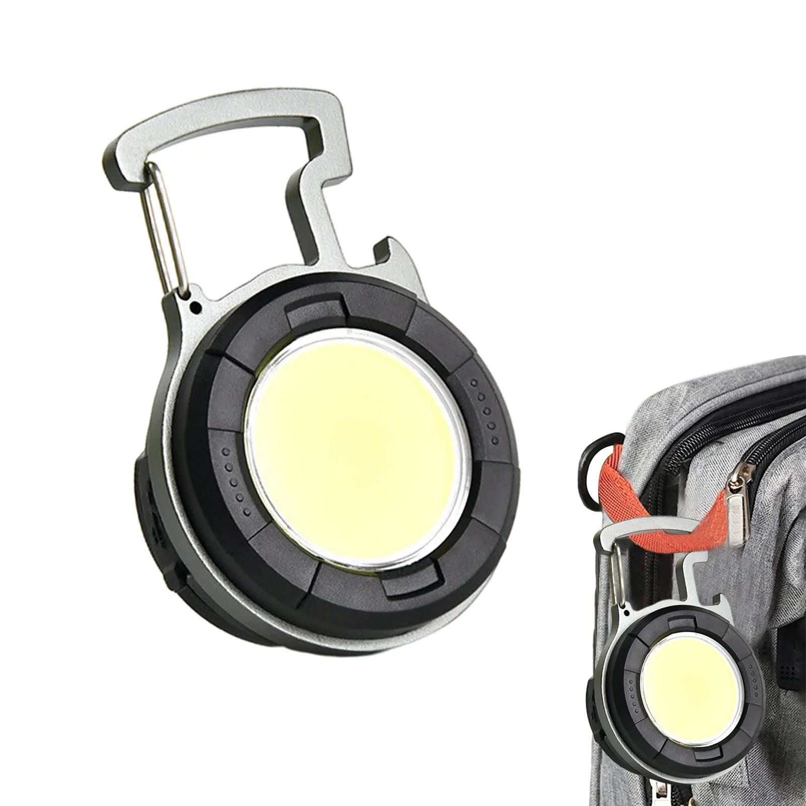 

LED Keychain Light Portable Pocket Light Rechargeable Mini Flashlight 800 Lumens LED Flashlights Torch With Adjustable Bracket 4