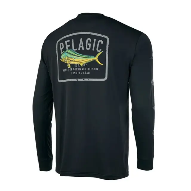 Pelagic Fishing Clothing Summer Tops Wear Shirt Print Jersey Camisa De Pesca Hat Fishing Jacket Long Sleeve Uv Protection Hoody 1