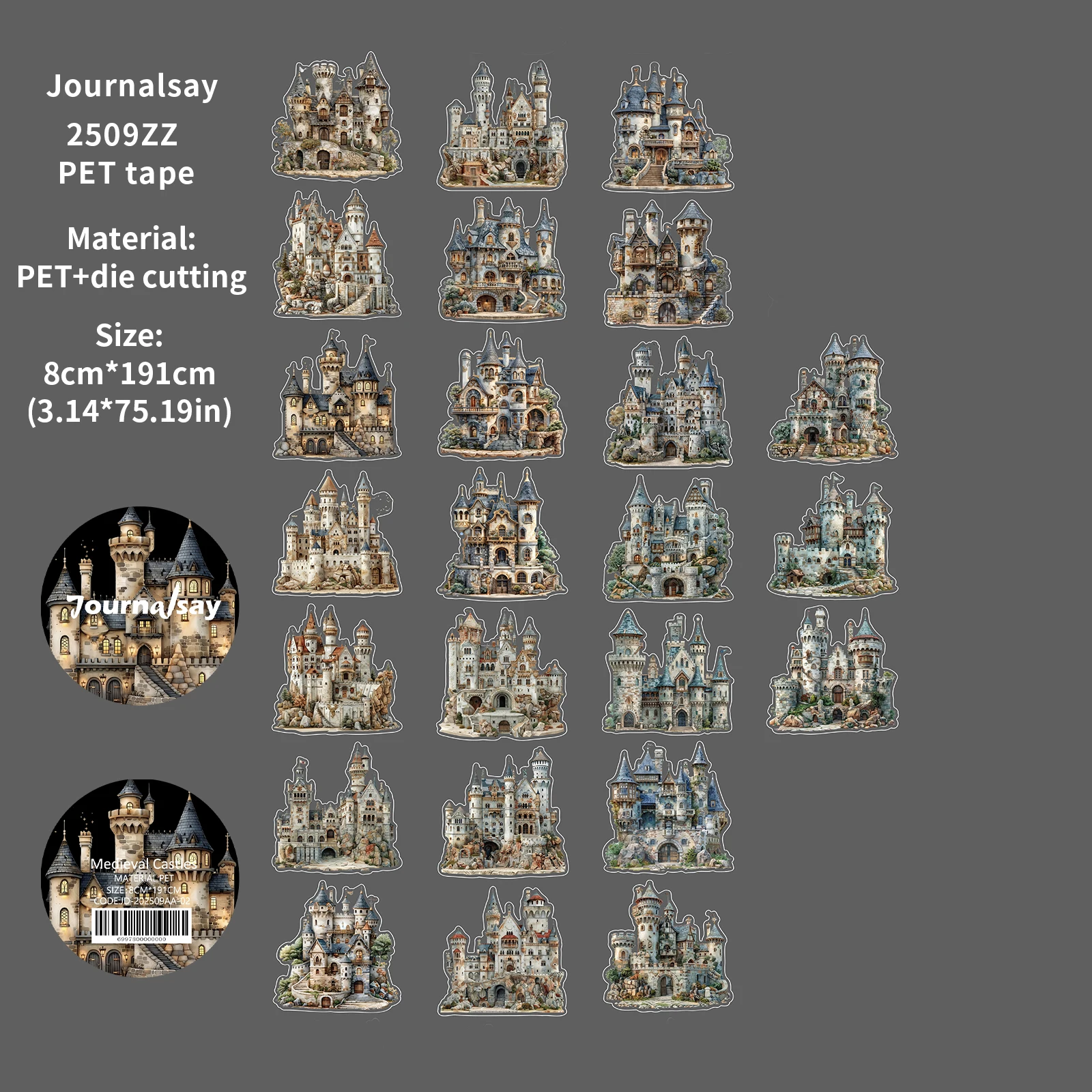 

Jianwu винтажная изолента для скрапбукинга