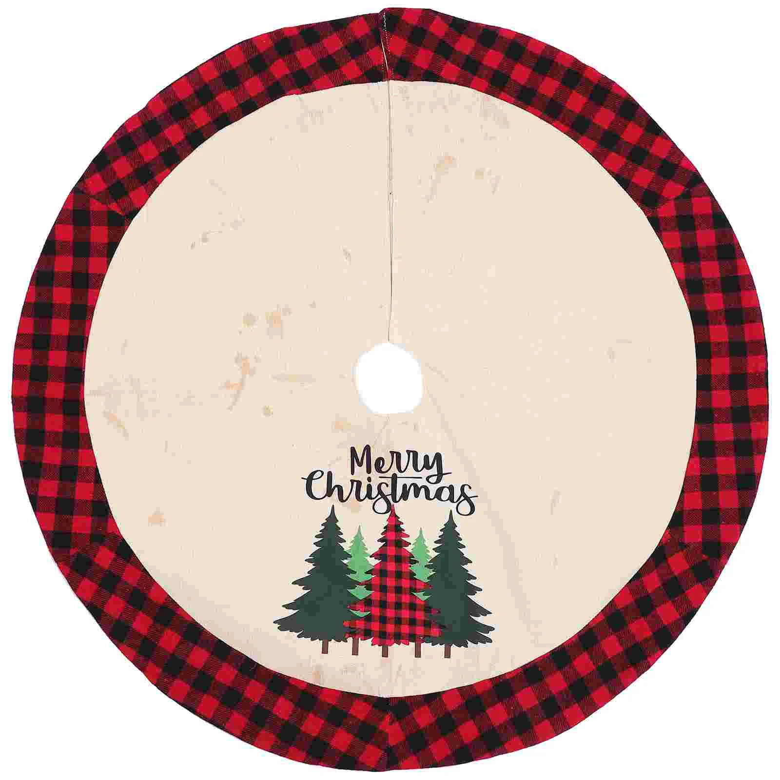 

1pc Christmas Tree Mat Useful Tree Skirt Supplies Fashion Xmas Tree Decor