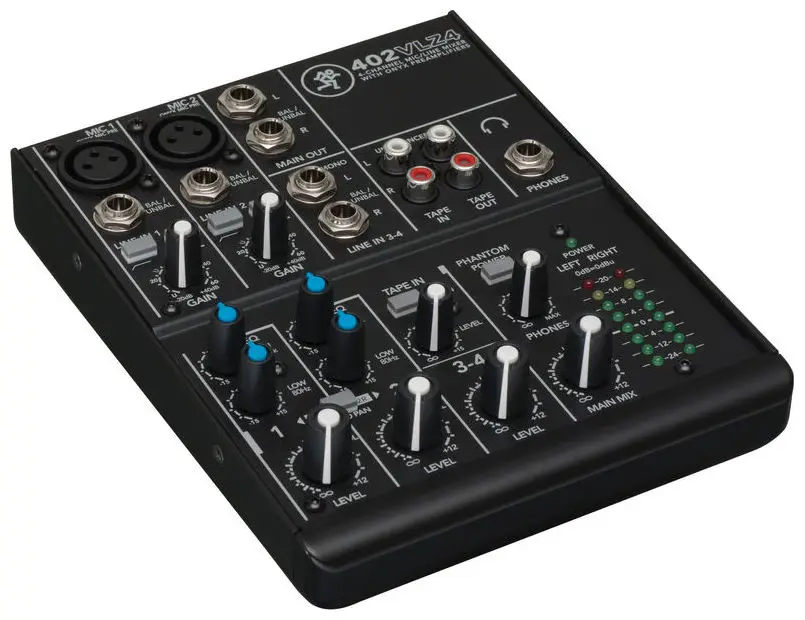 Микшерные пульты Mackie 402 VLZ 4 Микшерный пульт серии VLZ4 в сверхпрочном корпусе |