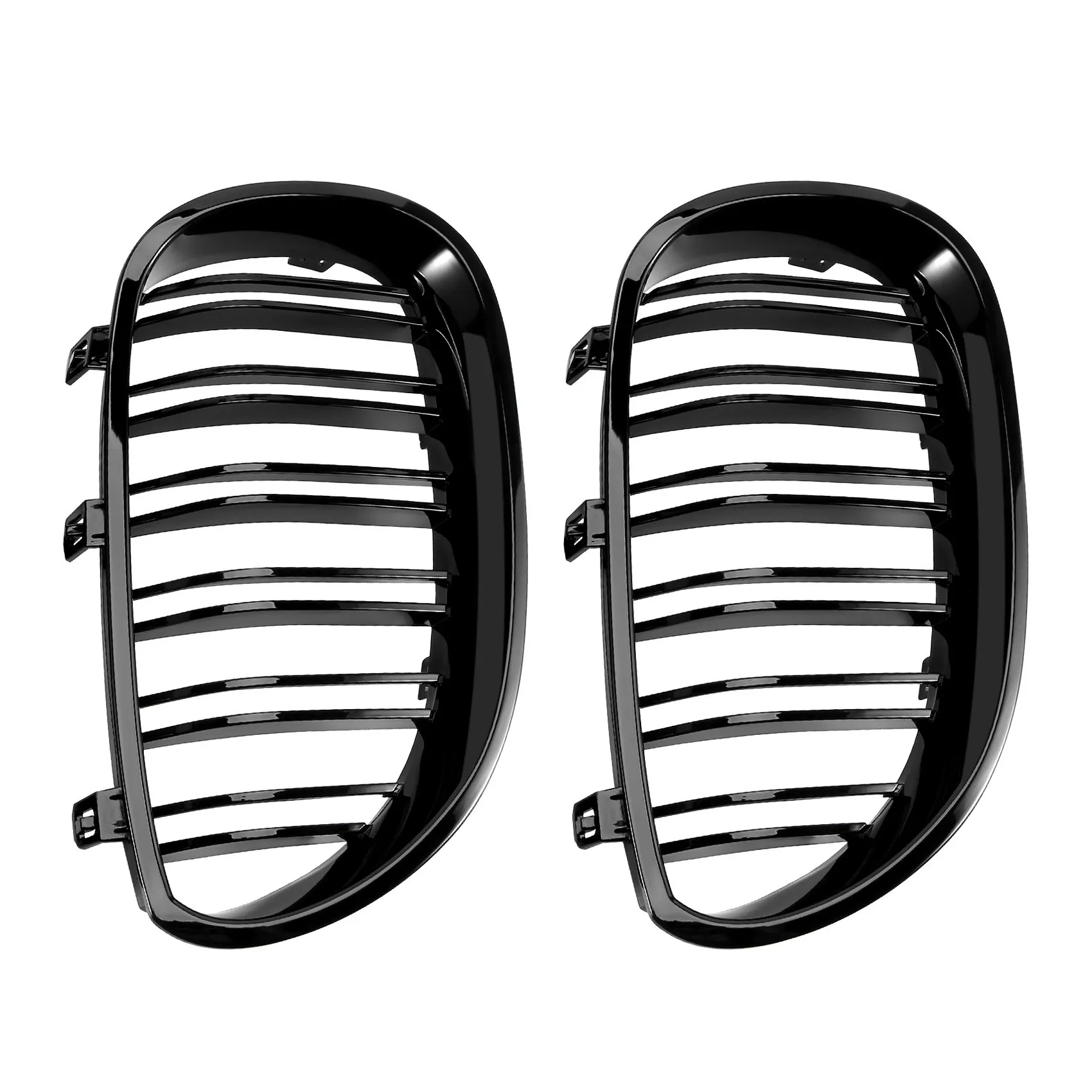 Глянцевая черная Автомобильная Передняя решетка для радиатора 5 серии E60 E61 520I 535I