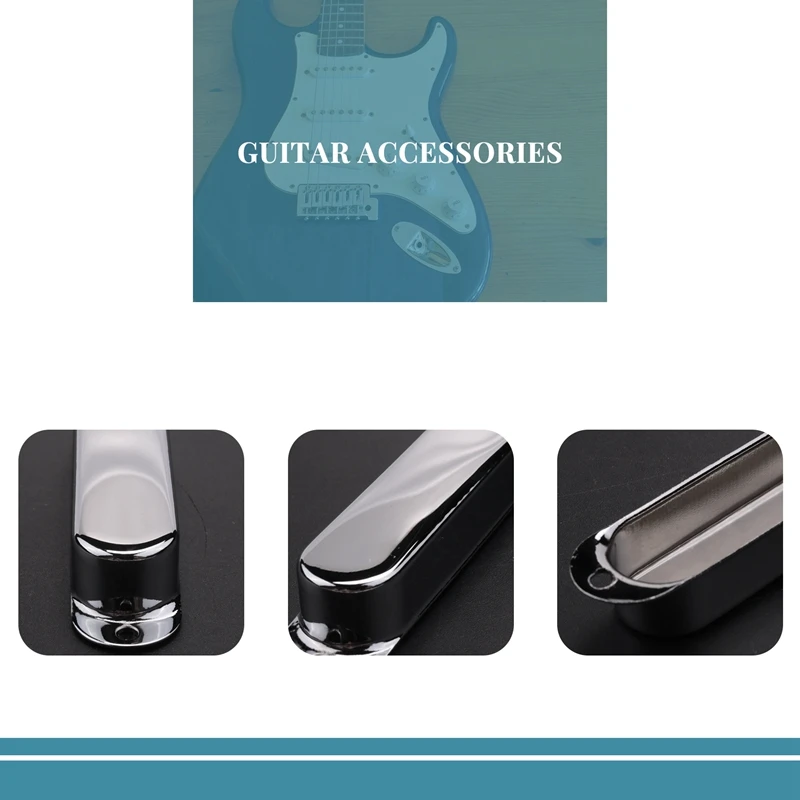 3 шт. хромированные металлические герметичные крышки звукоснимателей для гитары