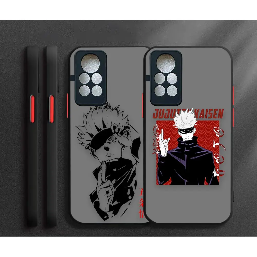 

Matte Case Funda Coque For Infinix NOTE 11 10 8I 8 7 PRO HOT 12 12I 11S 10I 10S 9 PLAY NFC Case Jujutsu Kaisen-Satoru Gojo​