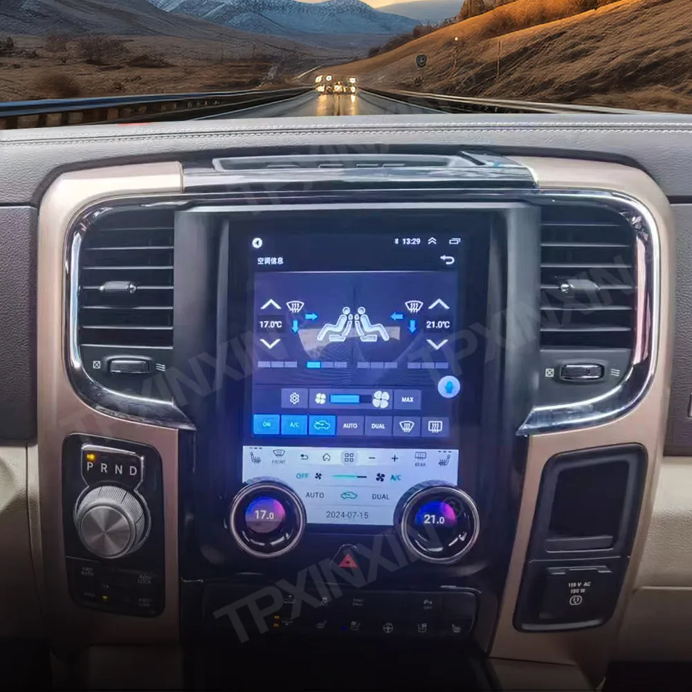 Автомобильный IPS экран на Android для Dodge Ram 1500 2500 2013 2014 2015 2016 2017 2018 GPS навигация