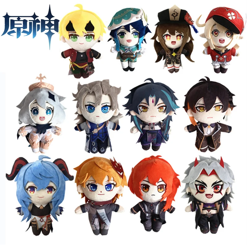 

Game Genshin Impact Plush Doll Pillow Toys 20cm Kelly Arataki Itto Hu Tao Xiao Zhongli Morax Tartaglia Barbatos Vebti Kid Gift