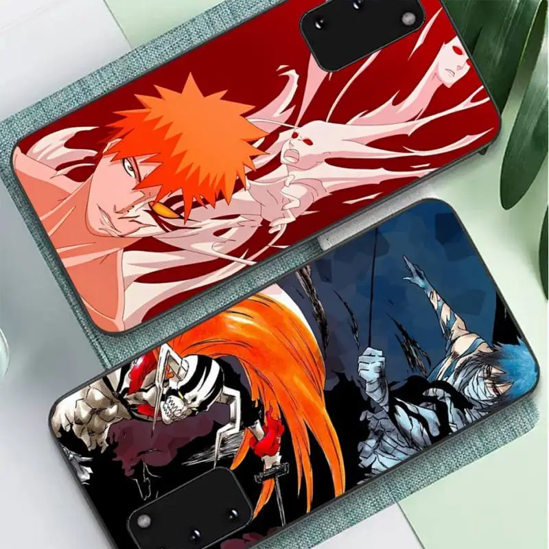 

Anime Kurosaki Ichigo Phone Case for Samsung S10 21 20 9 8 plus lite S20 UlTRA 7edge