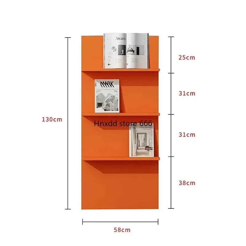 Полка для журналов напольная книжная полка рекламная витрина хранения в