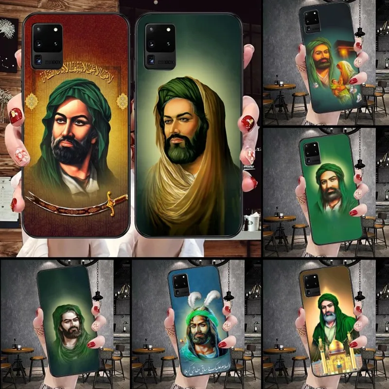 Чехол имам хуссаин для телефона Samsung Galaxy S6 S7 S8 S9 S10 S21 S22 Plus, ультрамягкий черный чехол для телефона Чехол имам хуссаин для телефона Samsung Galaxy S6 S7 S8 S9 S10 S21 S22 Plus, ультрамягкий черный чехол для телефона