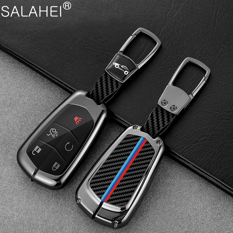 

Car Key Case Cover Shell For Cadillac ATS CT6 CTS DTS XT5 Escalade ESV SRX STS XTS 28T ELR 2014 2015 2016 2017 2018 Accessories