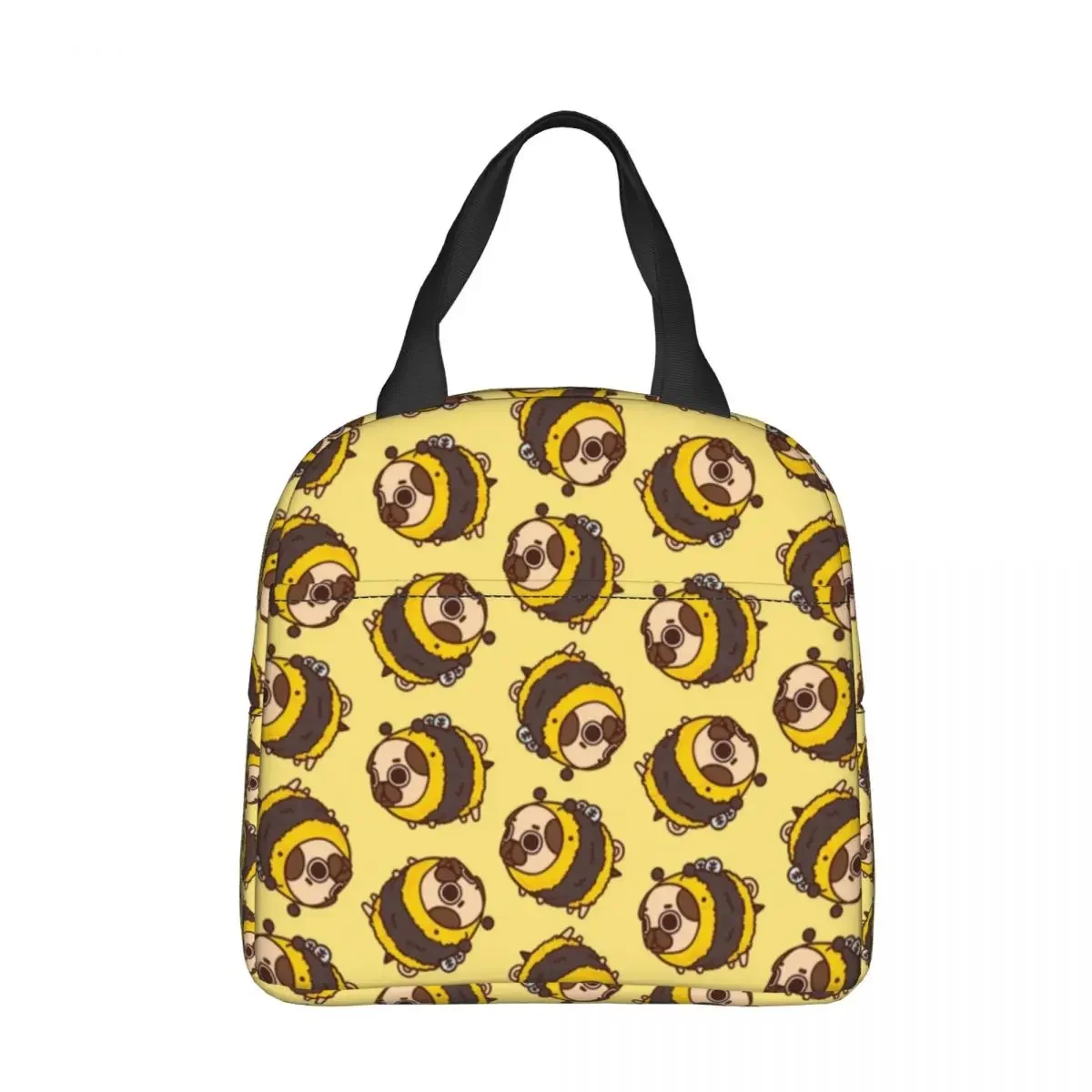 Сумка для ланча с изображением пчелы и Мопса
