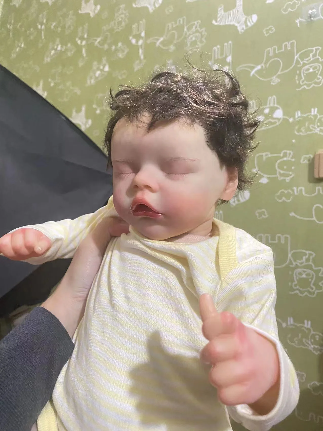 

Кукла реборн FBB 45 см, мягкое тело, Детская кукла ручной работы, двойная кукла с ручной имплантацией волос, коллекционная Художественная кукл...