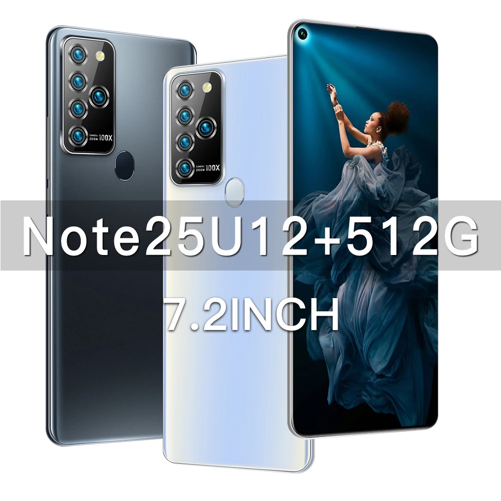 Новинка 2022 смартфон NOTE 25 U на Android 7 2 дюйма 5800 мач быстрая доставка |