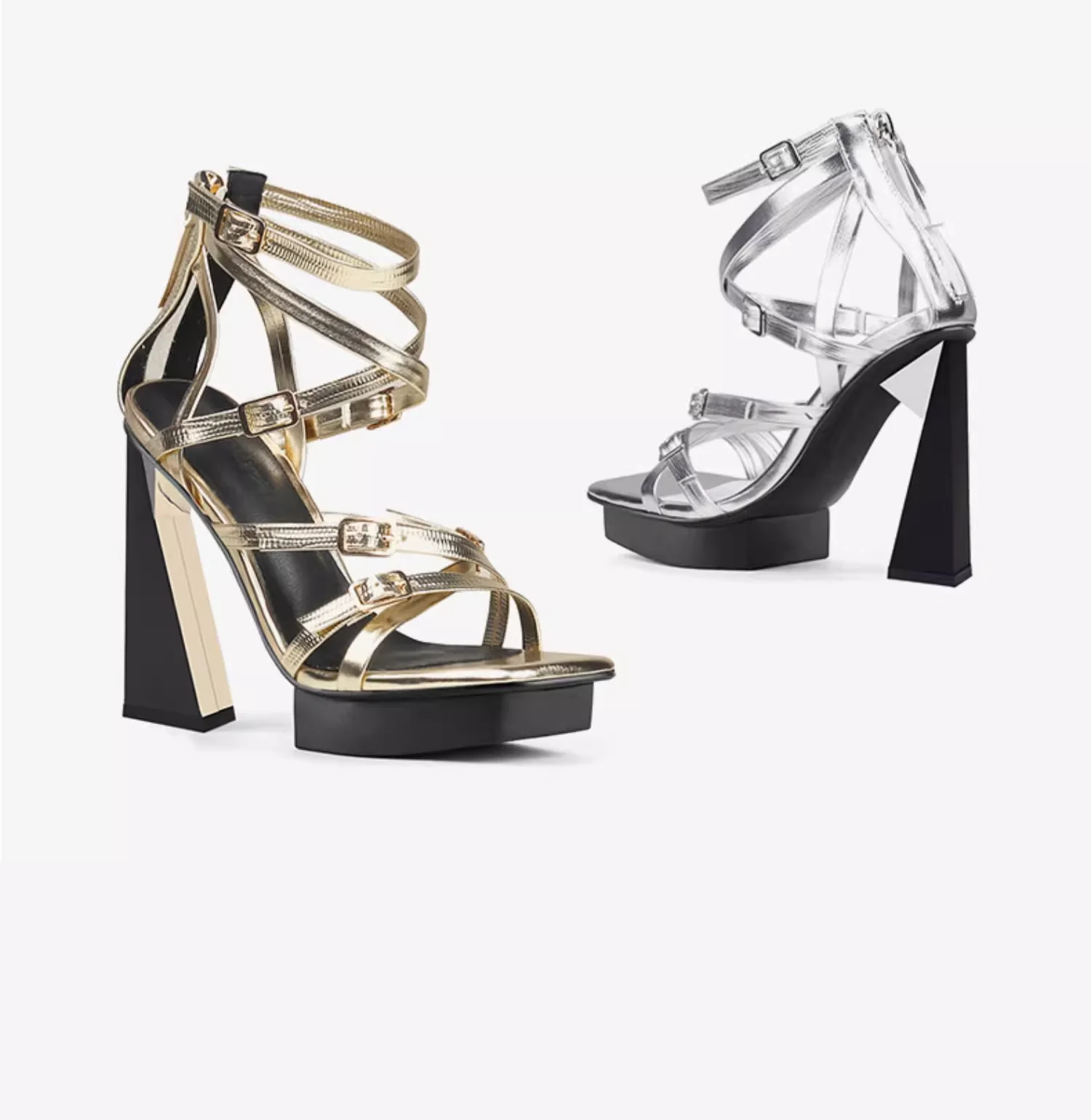 Summer Sandały Wąskie Paski Buty Ślubne Styl Europejski Seksowne Dziwne Na Obcasie Super Star Fashion Show Pumps