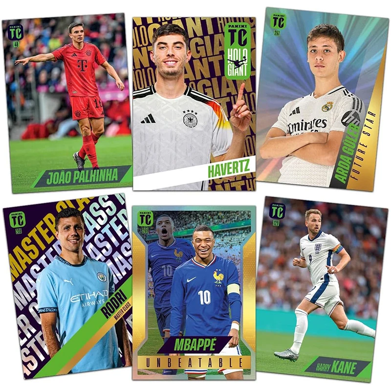 Panini FIFA Top Class 2025 Fat Packs Дисплей Коллекционные карты Английский 1 упаковка 24 карты + 2 коллекции HOLO GIANTS в подарок (art.: 3920d047ddc57) - 3920d047ddc57