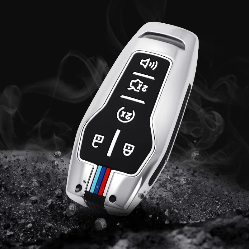 

Чехол для ключей из цинкового сплава для Ford Fusion Mondeo Mustang F-150 Explorer Edge 2015 - 2019