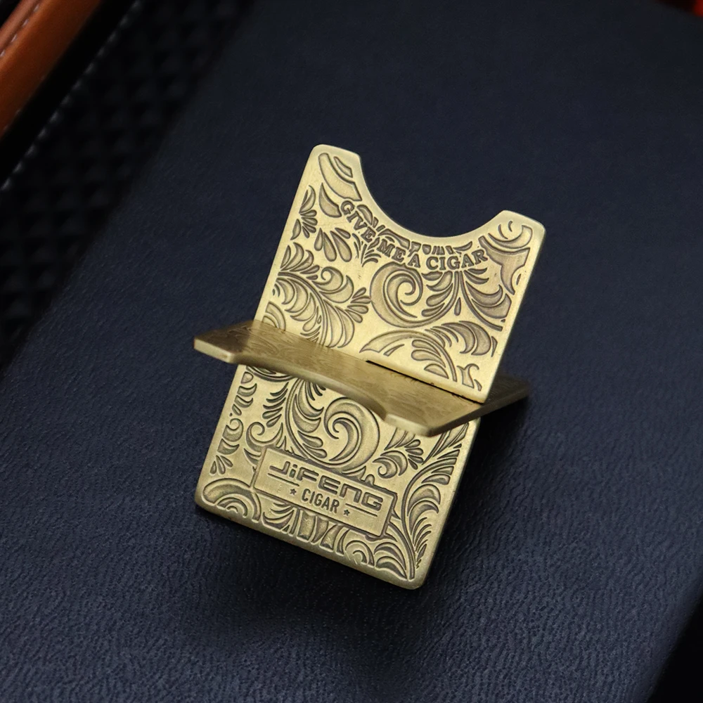 

Cigar Stand Bracket Stainless Steel Cross Portable Cigar Travel Holder Rest Cigar Gadgets Christmas Gift Holder CS-007