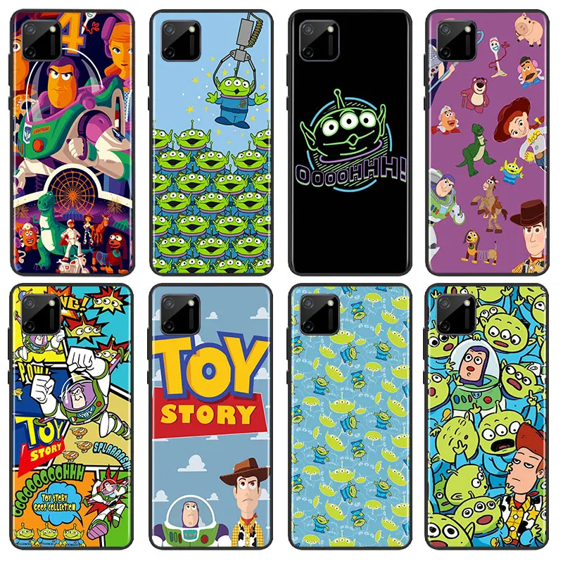 

Toy Story Animation Phone Case For OPPO Find X2 X3 X5 Lite Neo Pro 5G OPPO Reno2 Reno4 Reno5 Reno6 Reno7 Z SE Black Cover Funda