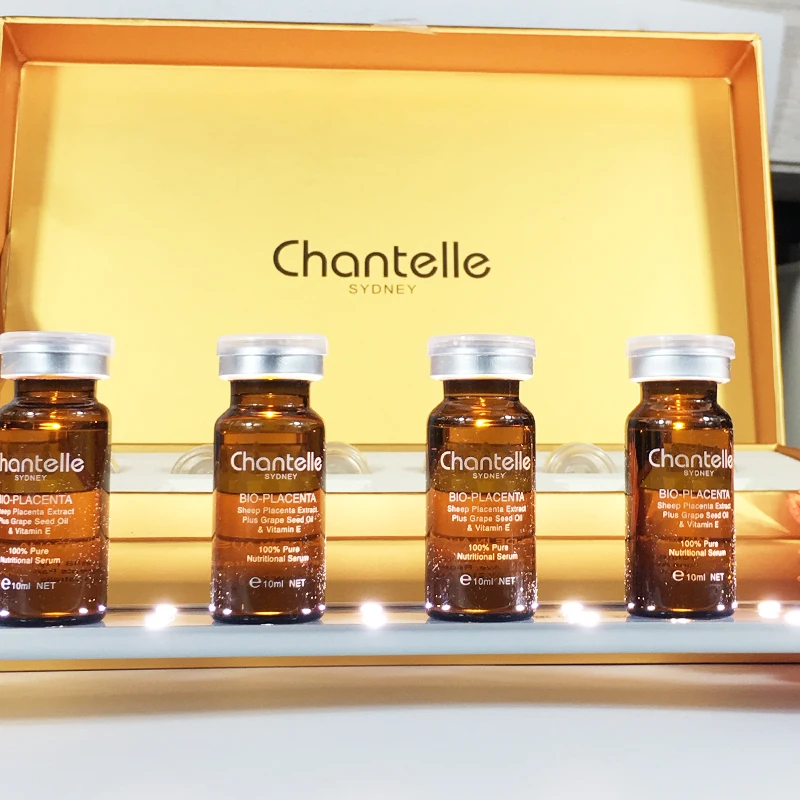 

Australia Chantelle Gold BioPlacenta Serum 60ml Pure Ovine Placenta Grape Seed VE for Age Spots Pigmentation Scars Skin Radiance