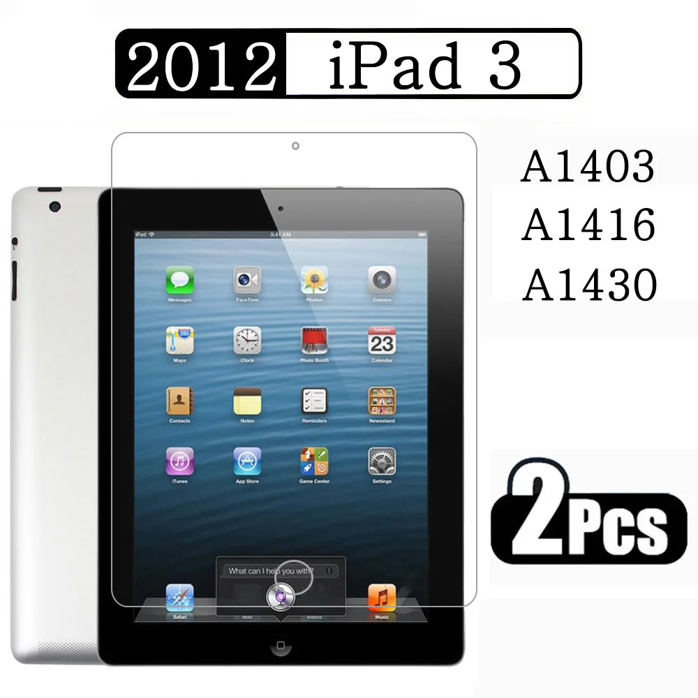 (2 упаковки) Закаленное стекло для Apple iPad 3 9 7 2012 3-го поколения A1403 A1416 A1430 Защитная